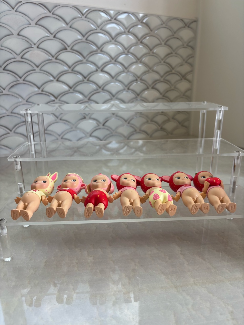 Sonny Angel Strawberry Love Series - full set plus one (lot of 7) - Picture 5 of 6
